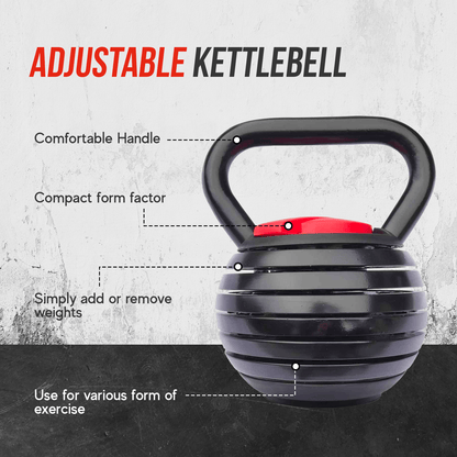 Strongway 18KG Adjustable Kettlebell