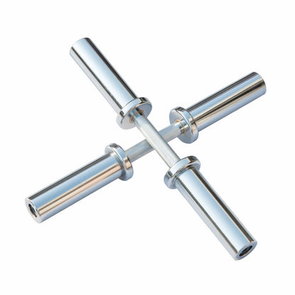 Strongway 2" Olympic Dumbbell Barbell Set Pair with Spring Collars
