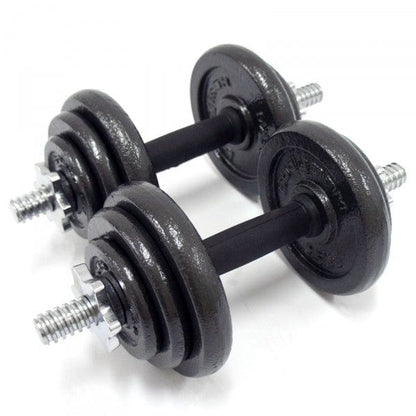 Strongway 20KG Chrome Dumbbells Adjustable Weight Set