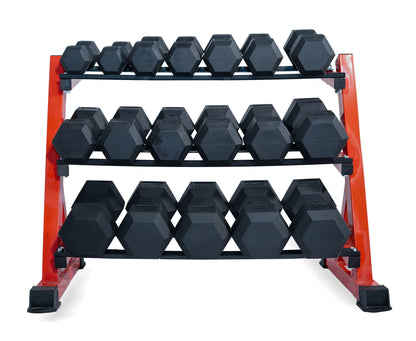 Strongway 3-Tier Dumbbell Rack