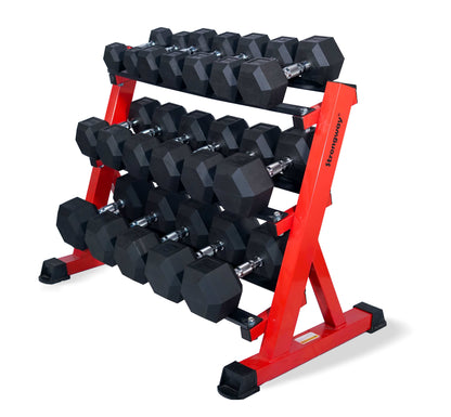 Strongway 3-Tier Dumbbell Rack