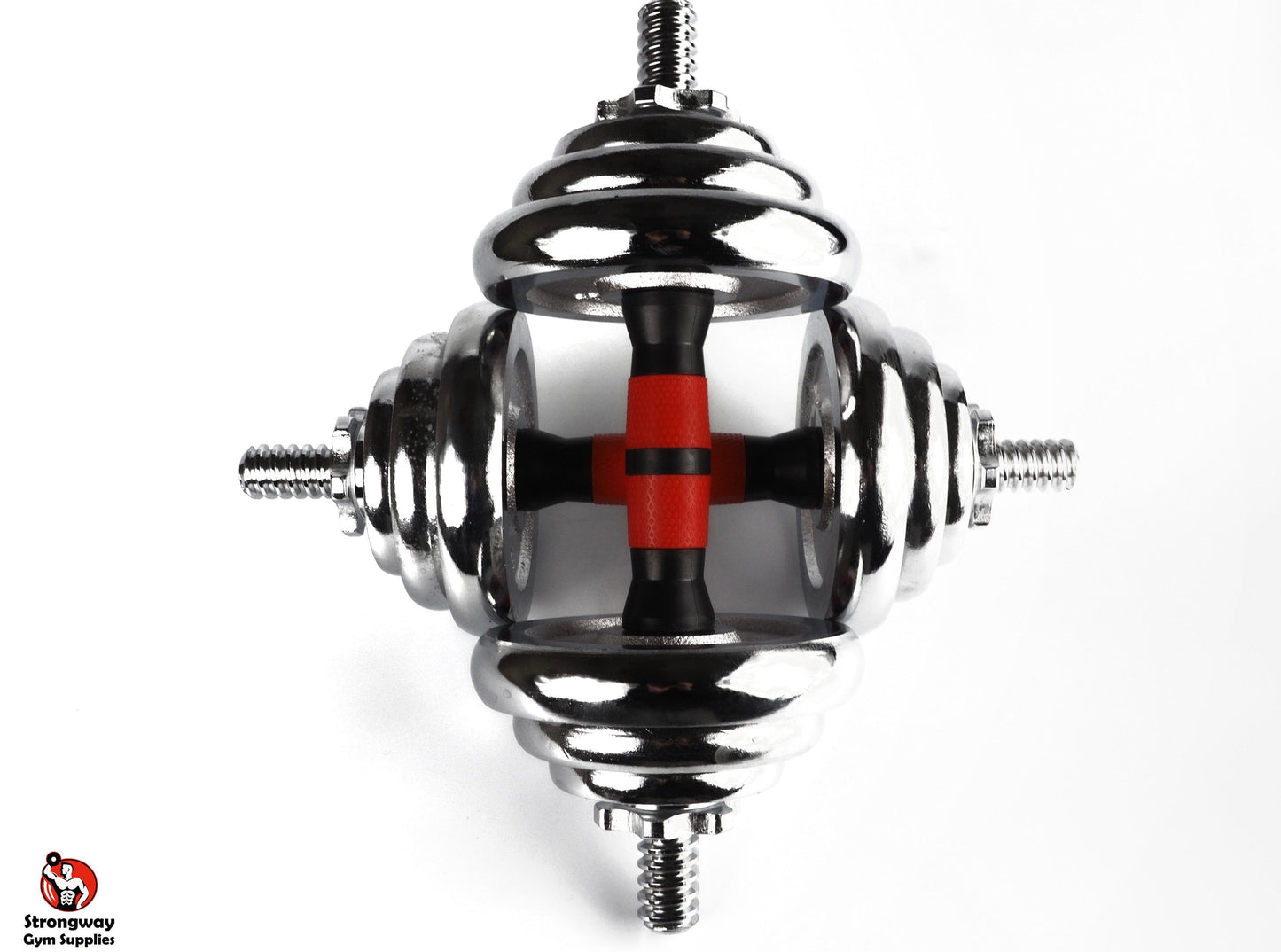 Strongway™ 40KG Chrome Dumbbells Adjustable Weight Set