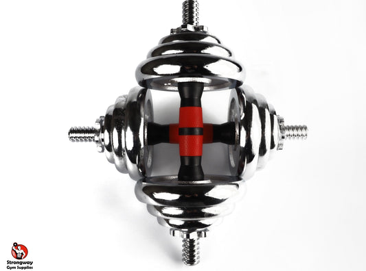 Strongway™ 40KG Chrome Dumbbells Adjustable Weight Set