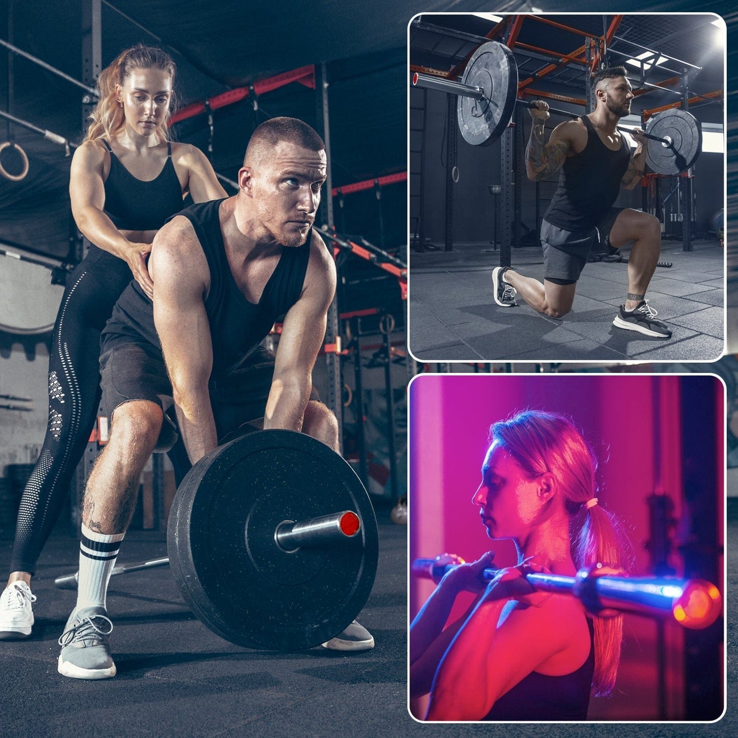 Strongway 6FT Olympic Bar Barbell - (550LBS/250KG Rated)