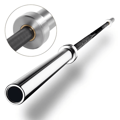 Strongway 6FT OLYMPIC BAR BARBELL - PREMIUM BLACK