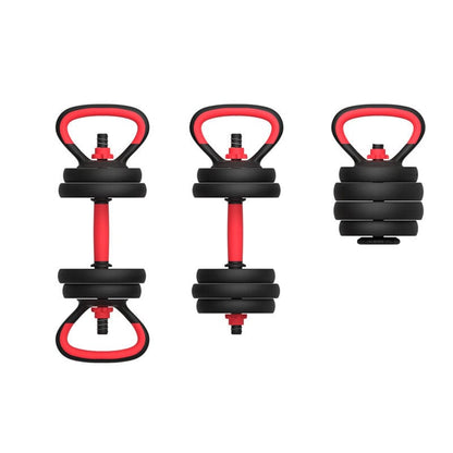 STRONGWAY™ Adjustable 6 in 1 Dumbbell Barbell Kettlebell Push Up Set - 20KG 30KG 40KG SETS
