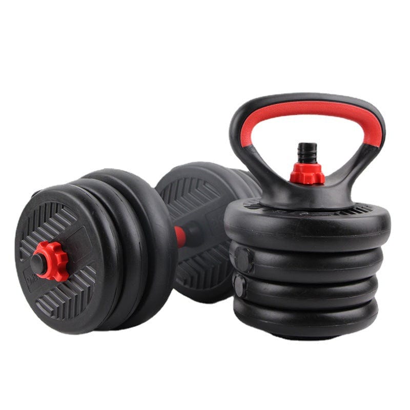 STRONGWAY™ Adjustable 6 in 1 Dumbbell Barbell Kettlebell Push Up Set - 20KG 30KG 40KG SETS