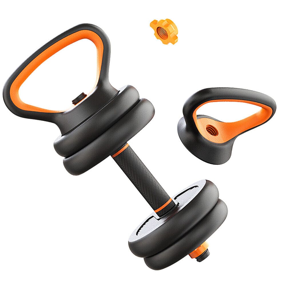Strongway Adjustable 6 in 1 Dumbbell Barbell Kettlebell Push Up Set - 20KG, 30KG and 40KG SETS
