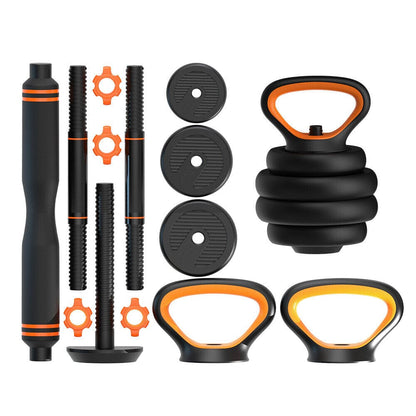 Strongway Adjustable 6 in 1 Dumbbell Barbell Kettlebell Push Up Set - 20KG, 30KG and 40KG SETS