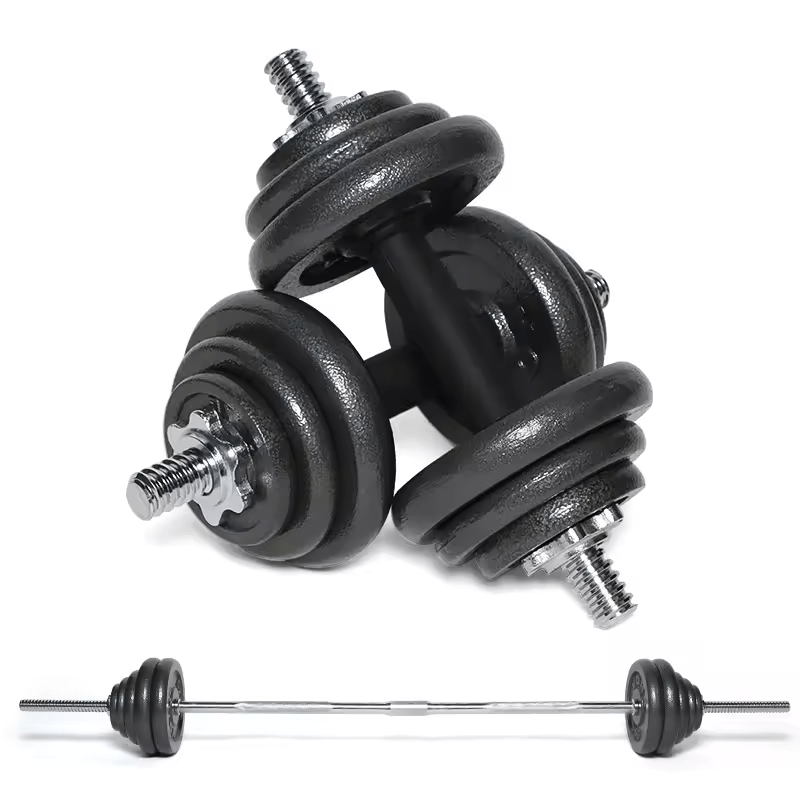 Strongway Adjustable Dumbbell Barbell Set - 20KG 30KG 40KG 50KG SETS