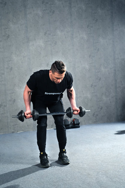 Strongway Adjustable Dumbbell Barbell Set - 20KG 30KG 40KG 50KG SETS