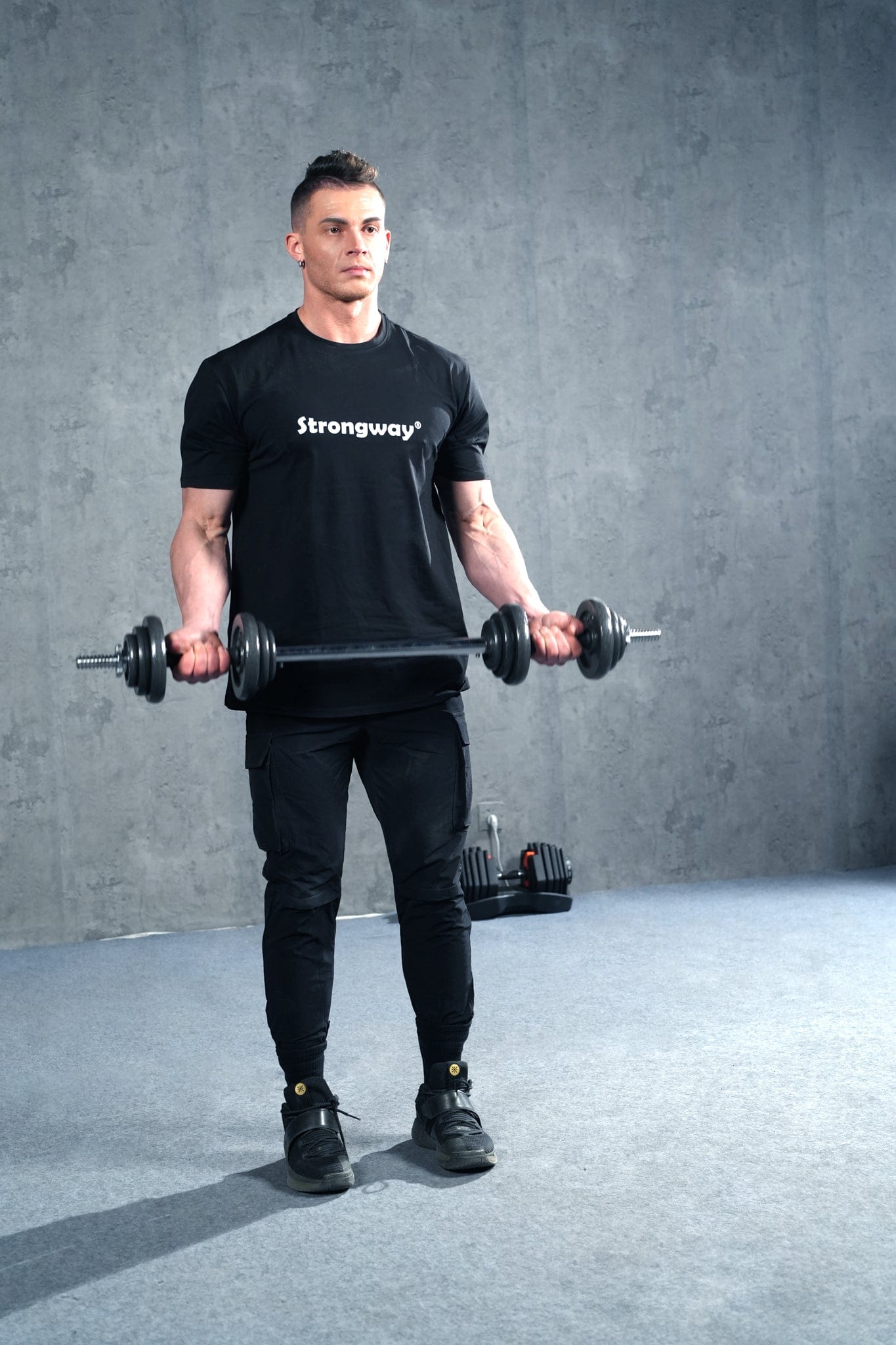 Strongway Adjustable Dumbbell Barbell Set - 20KG 30KG 40KG 50KG SETS