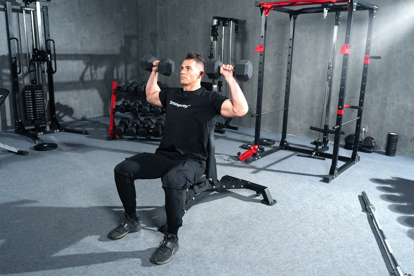 Strongway Adjustable Weight Bench (Heavy Duty)