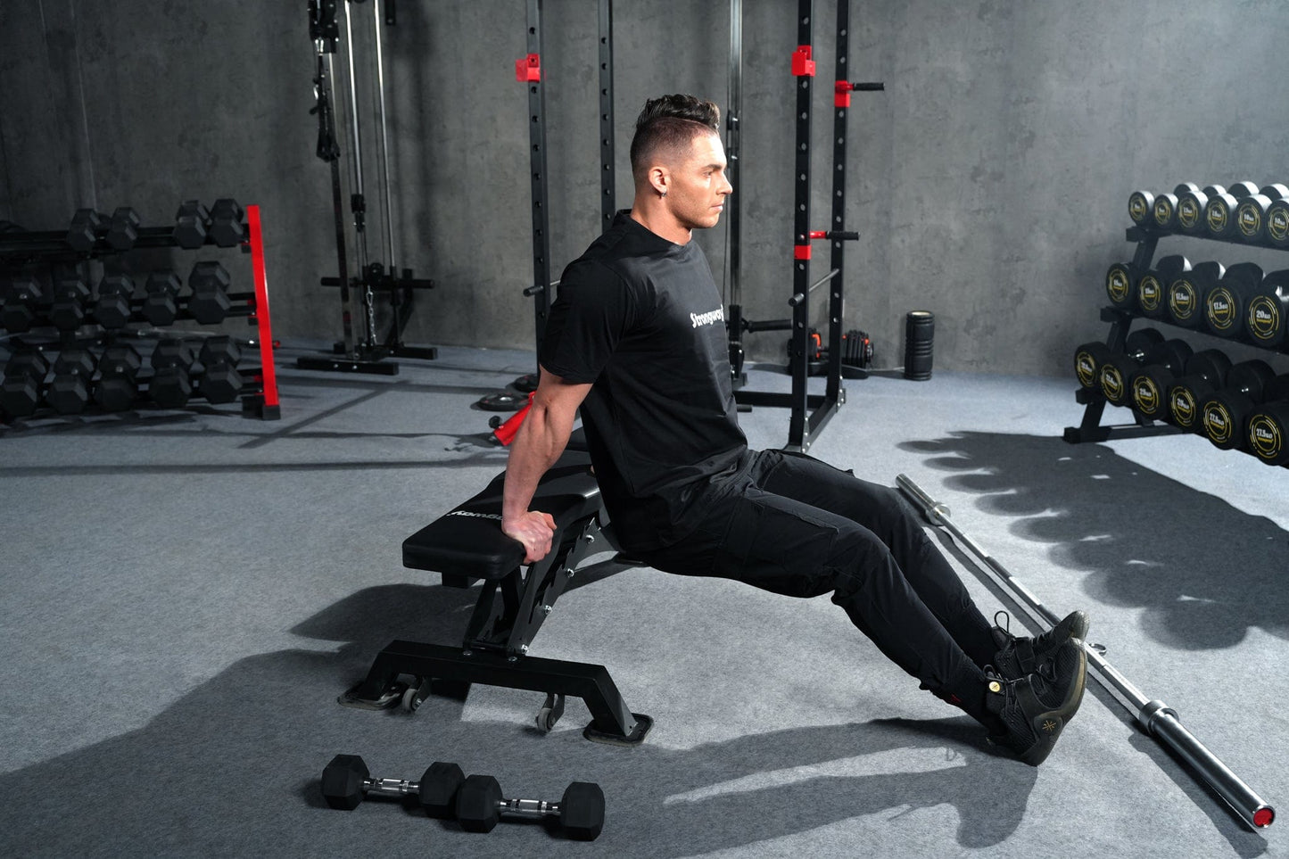 Strongway Adjustable Weight Bench (Heavy Duty)
