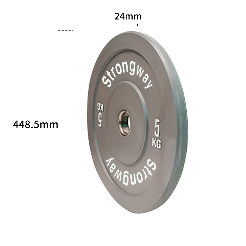 Strongway Coloured Premium Olympic Bumper Weight Plates