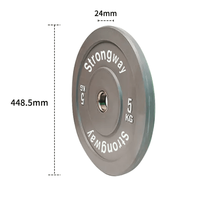 Strongway Coloured Premium Olympic Bumper Weight Plates