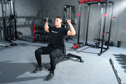 Strongway Hex Dumbbells (Pairs) Rubber Dumbbells
