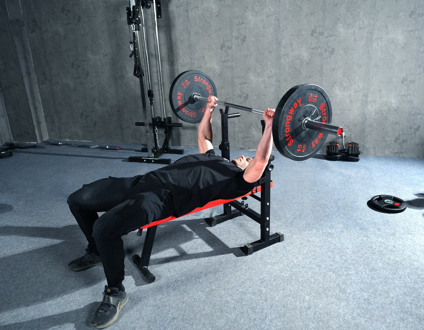 Strongway Olympic Bumper Weight Plates