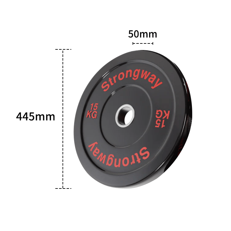 Strongway Olympic Bumper Weight Plates