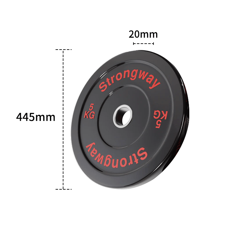 Strongway Olympic Bumper Weight Plates