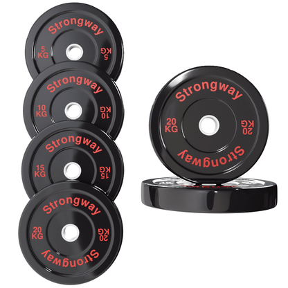 Strongway Olympic Bumper Weight Plates