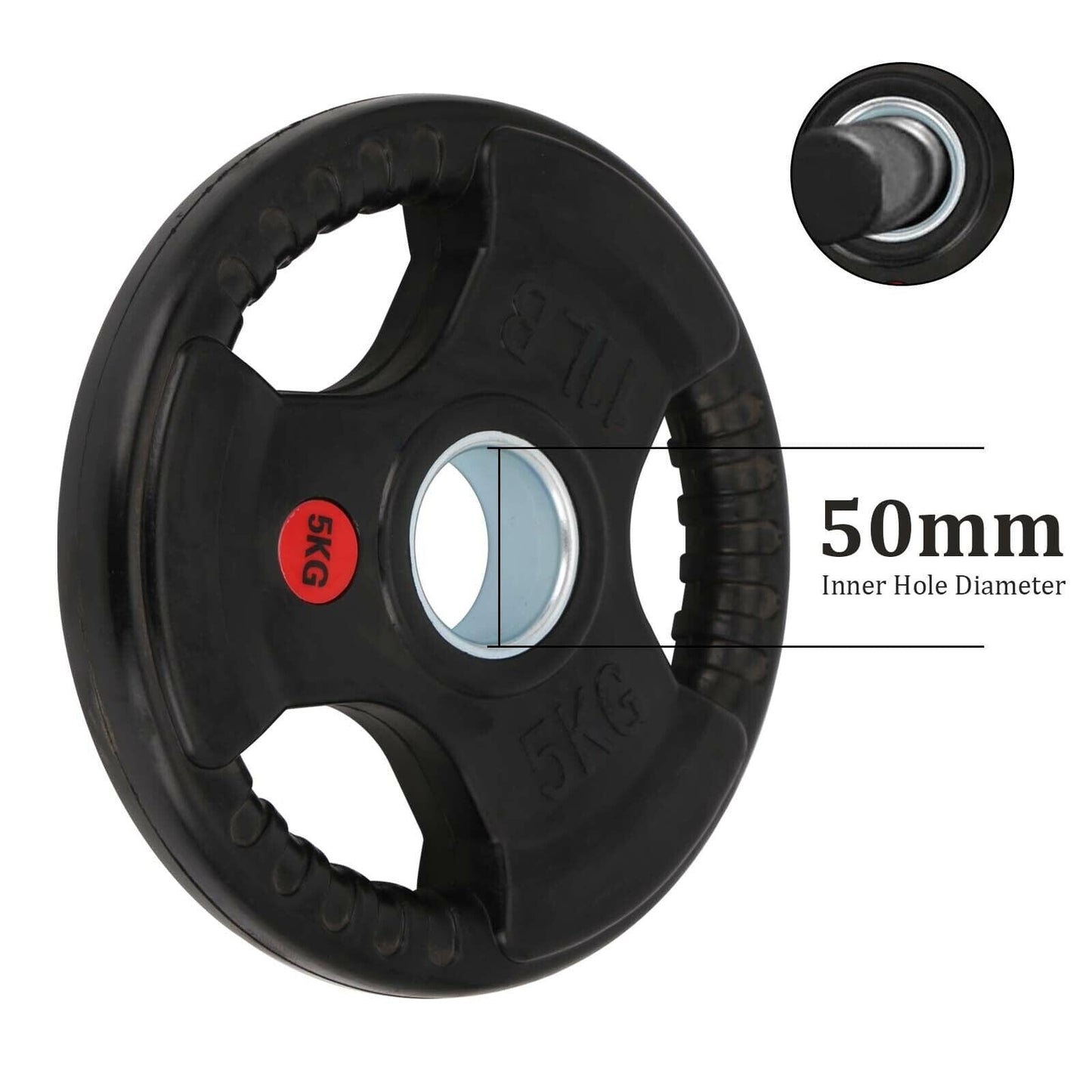 Strongway Olympic Tri-Grip Weight Plates