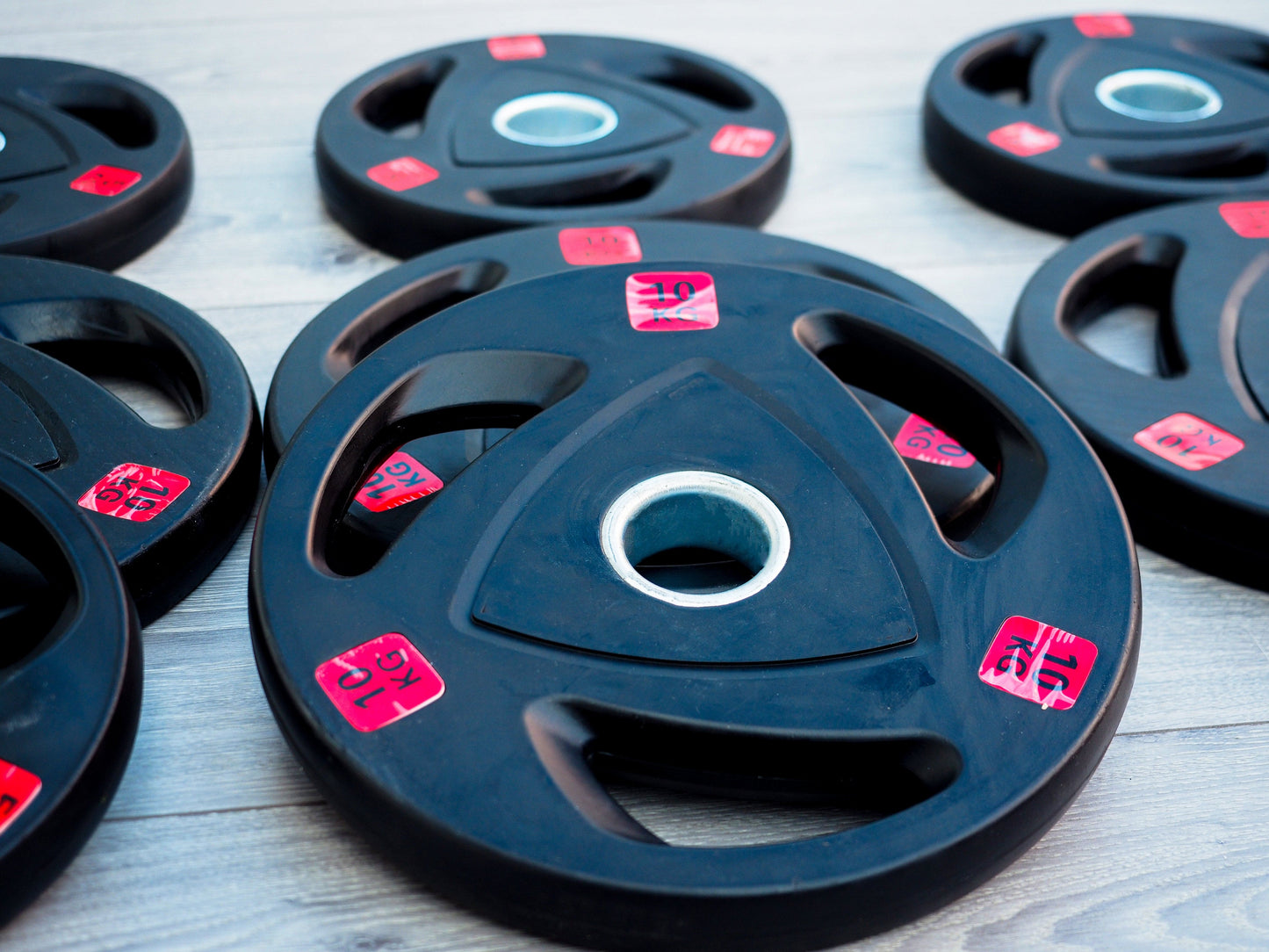 Strongway Olympic Tri-Grip Weight Plates