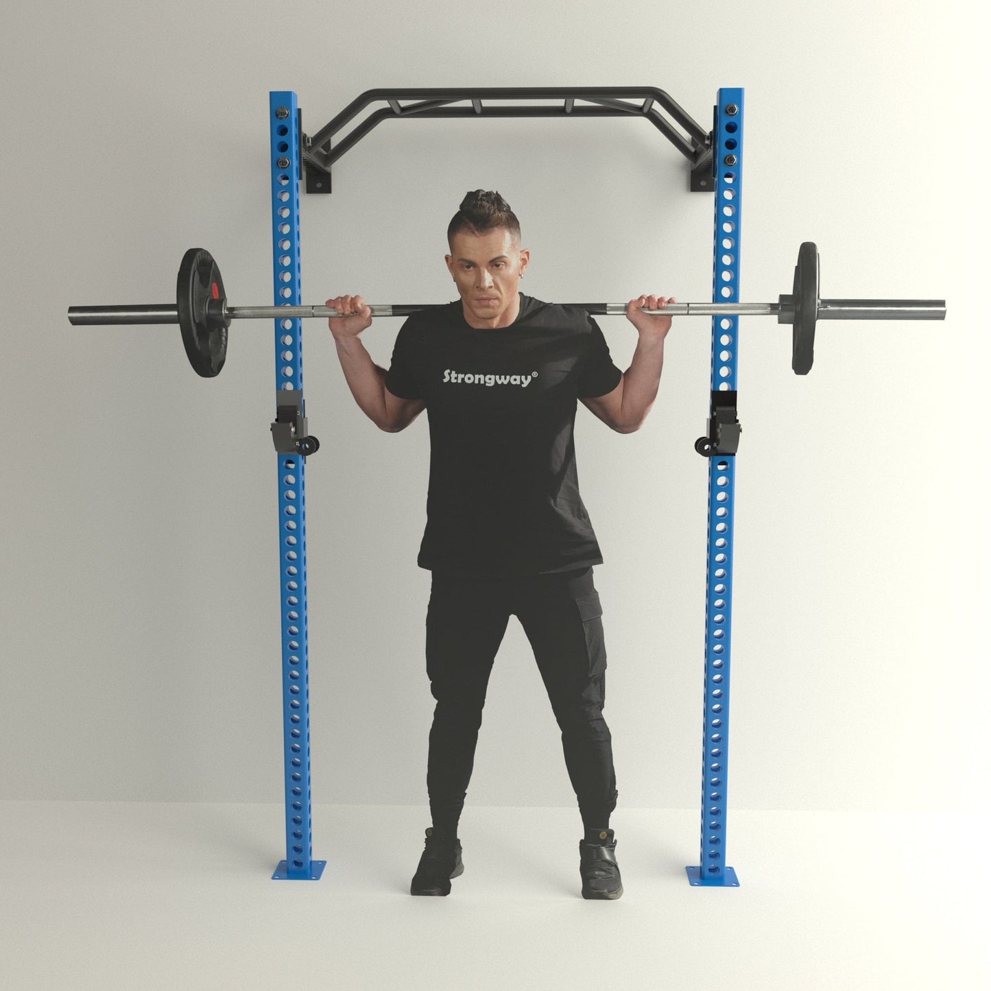 Strongway Wall Mounted Power Rack (Heavy Duty)