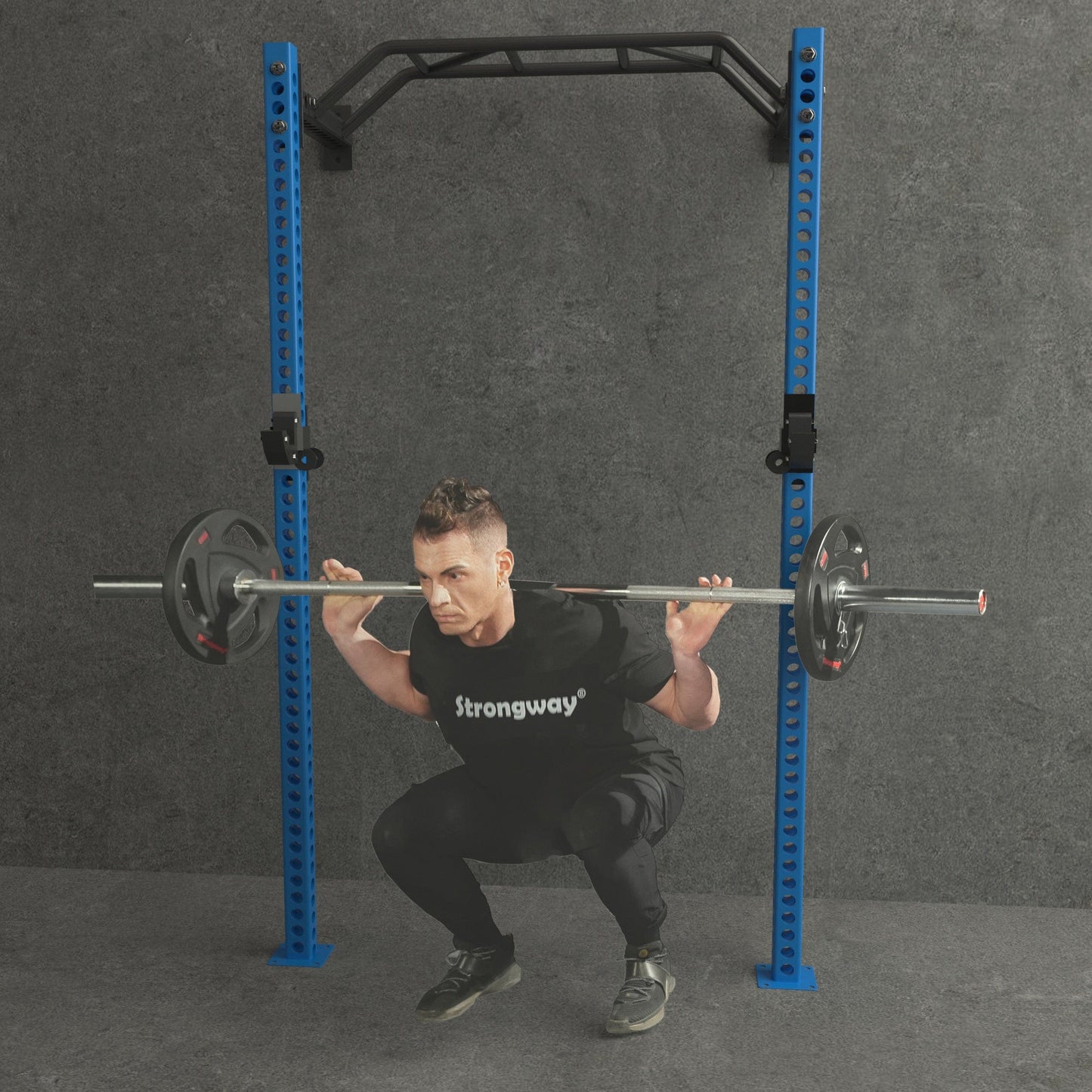 Strongway Wall Mounted Power Rack (Heavy Duty)