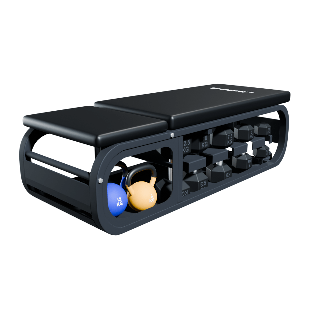 STRONGWAY Weights Storage Bench Set