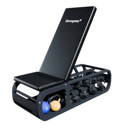 STRONGWAY Weights Storage Bench Set